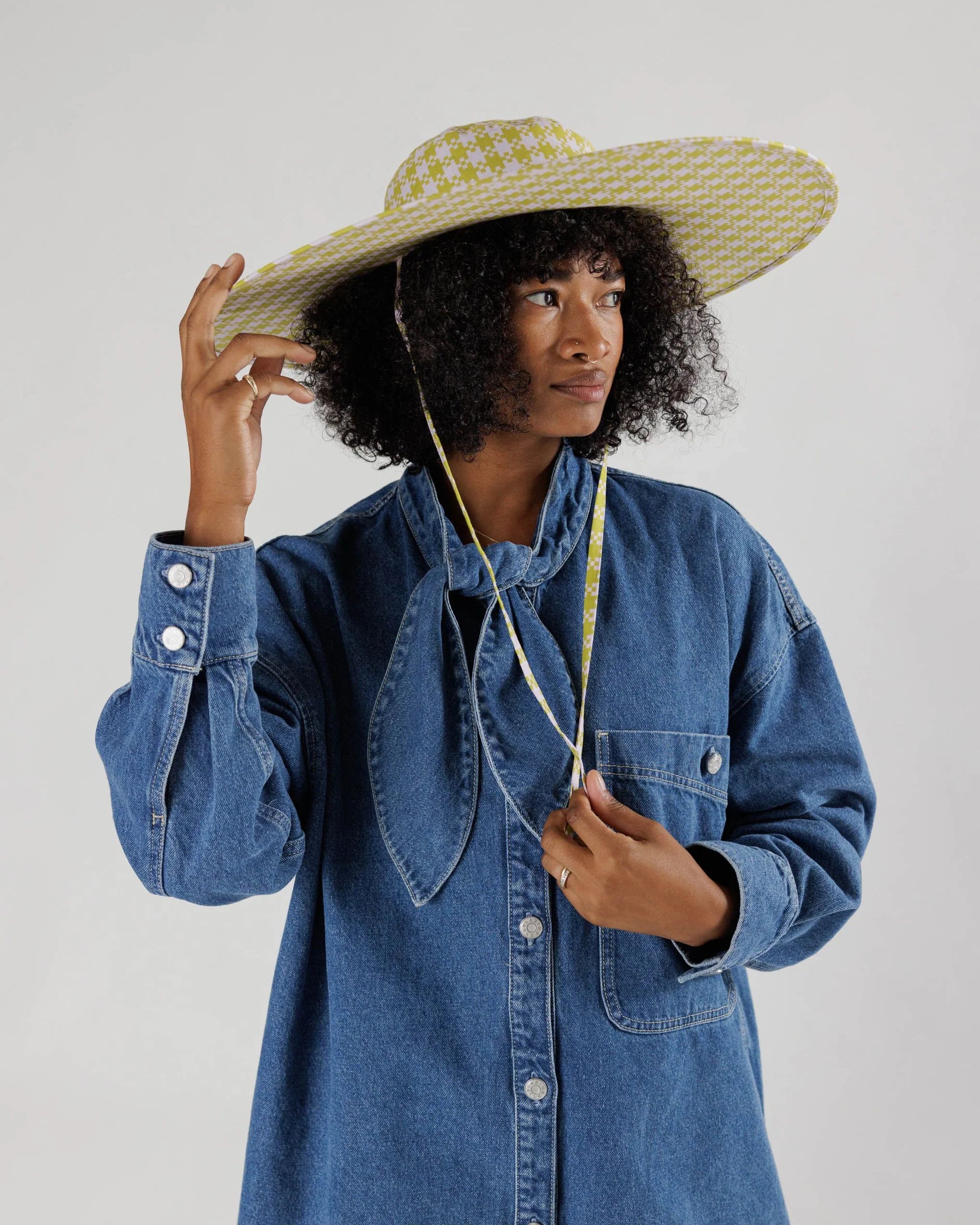 Packable zonnehoed Pixel Pistachio