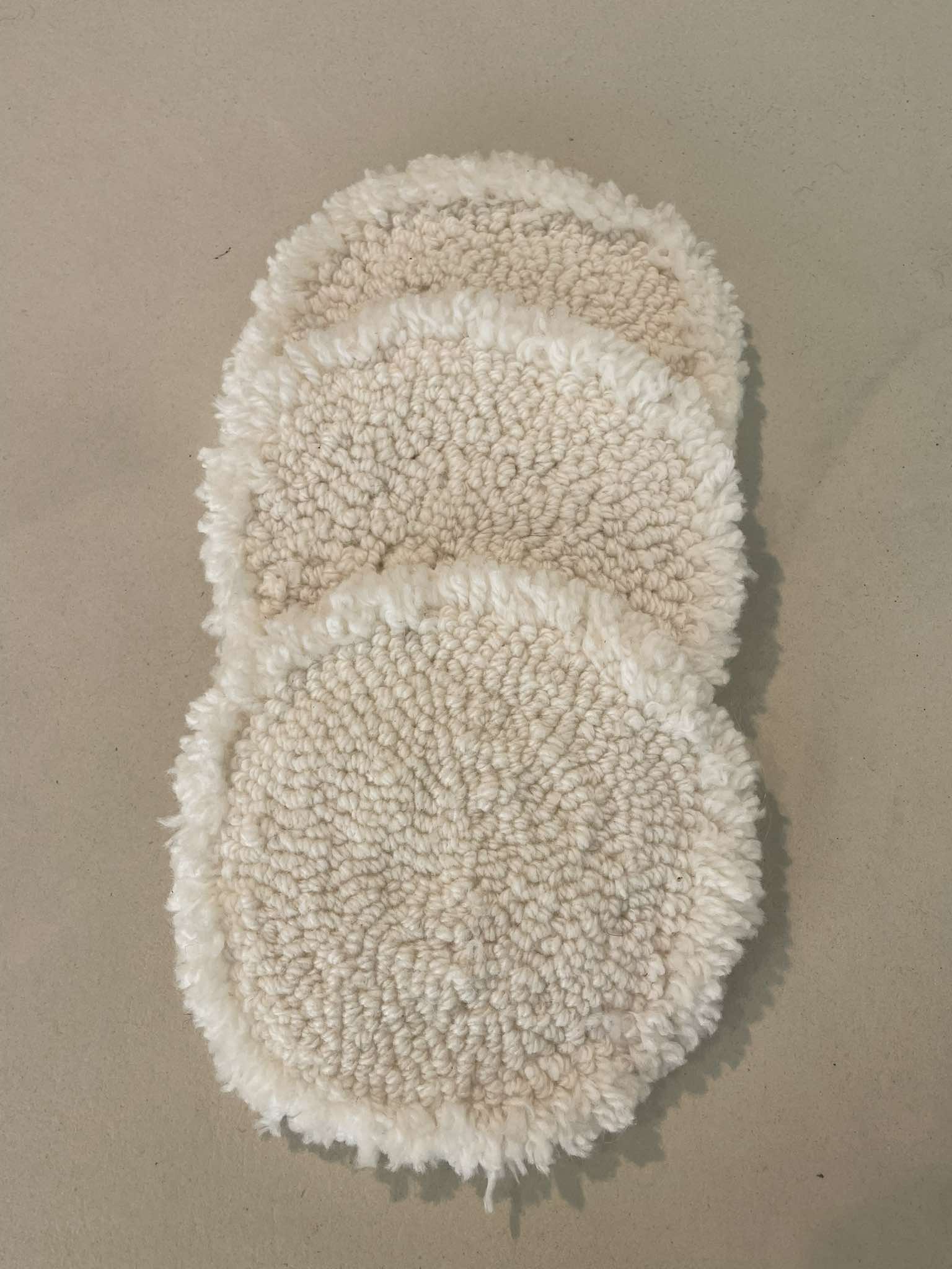 Coasters - White set of 3