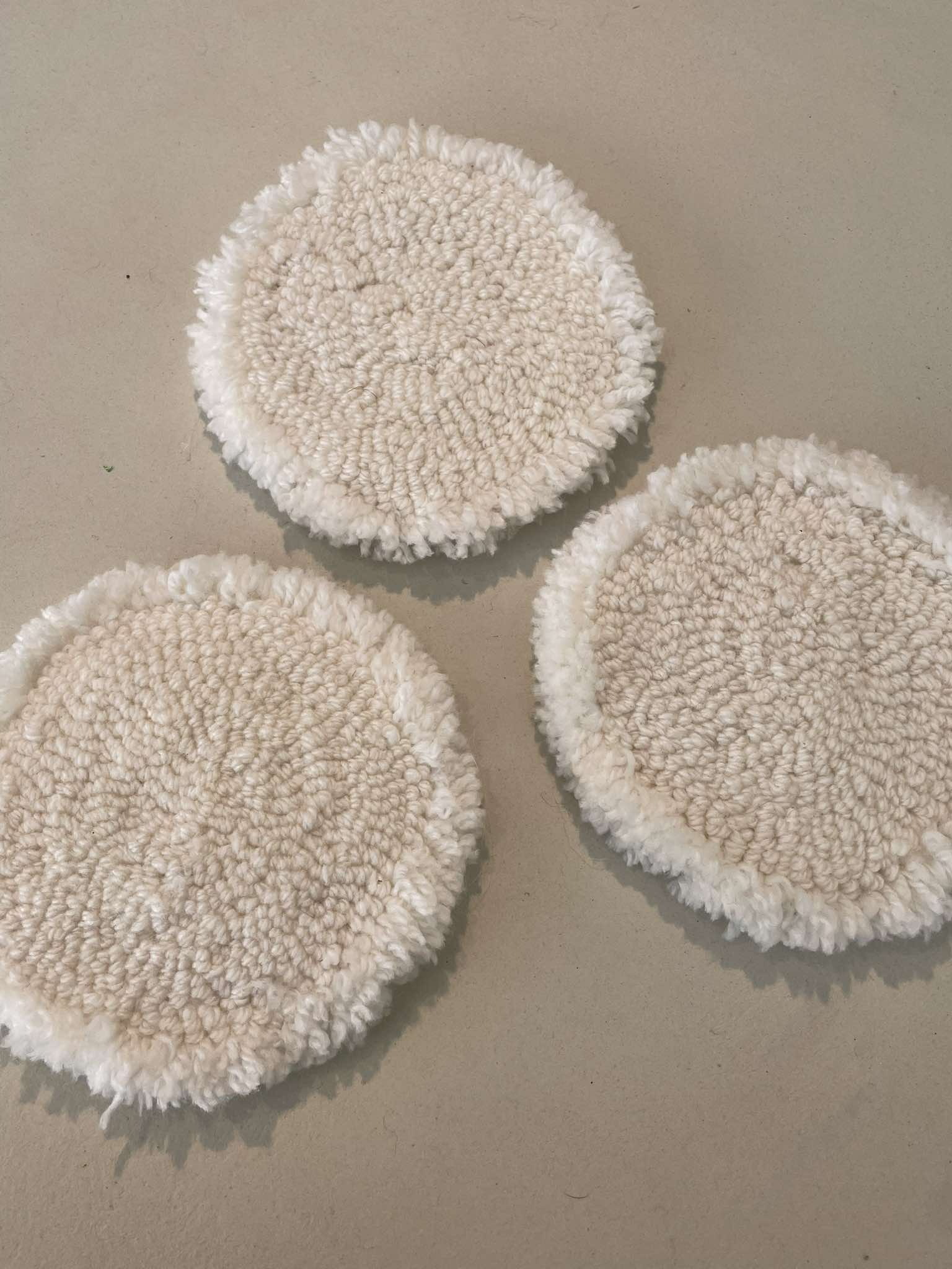 Coasters - White set of 3