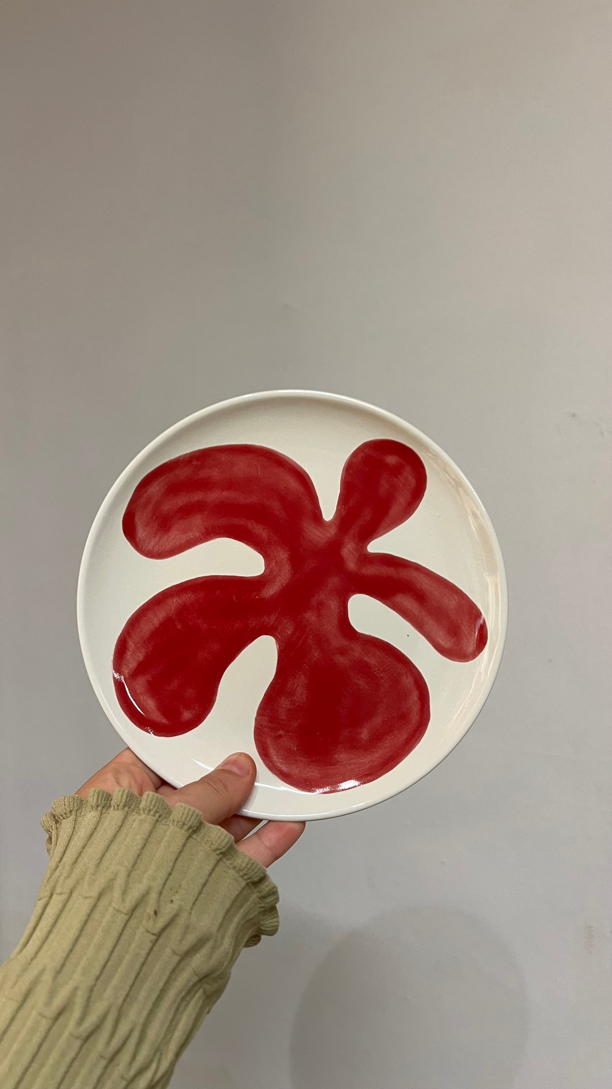 ceramics class - painting on clay I sat. 14.06