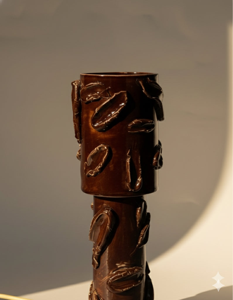 Tall Lamp -  ceramics I Chocolat Smudge