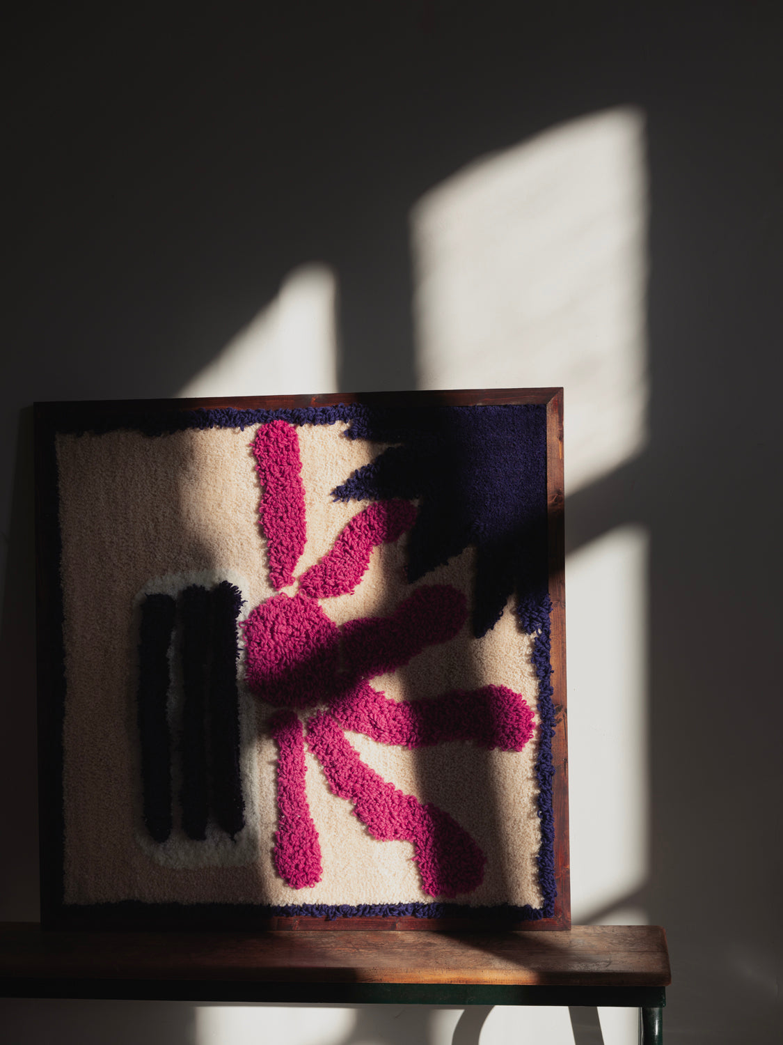 Framed - Pink sun - pièce unique