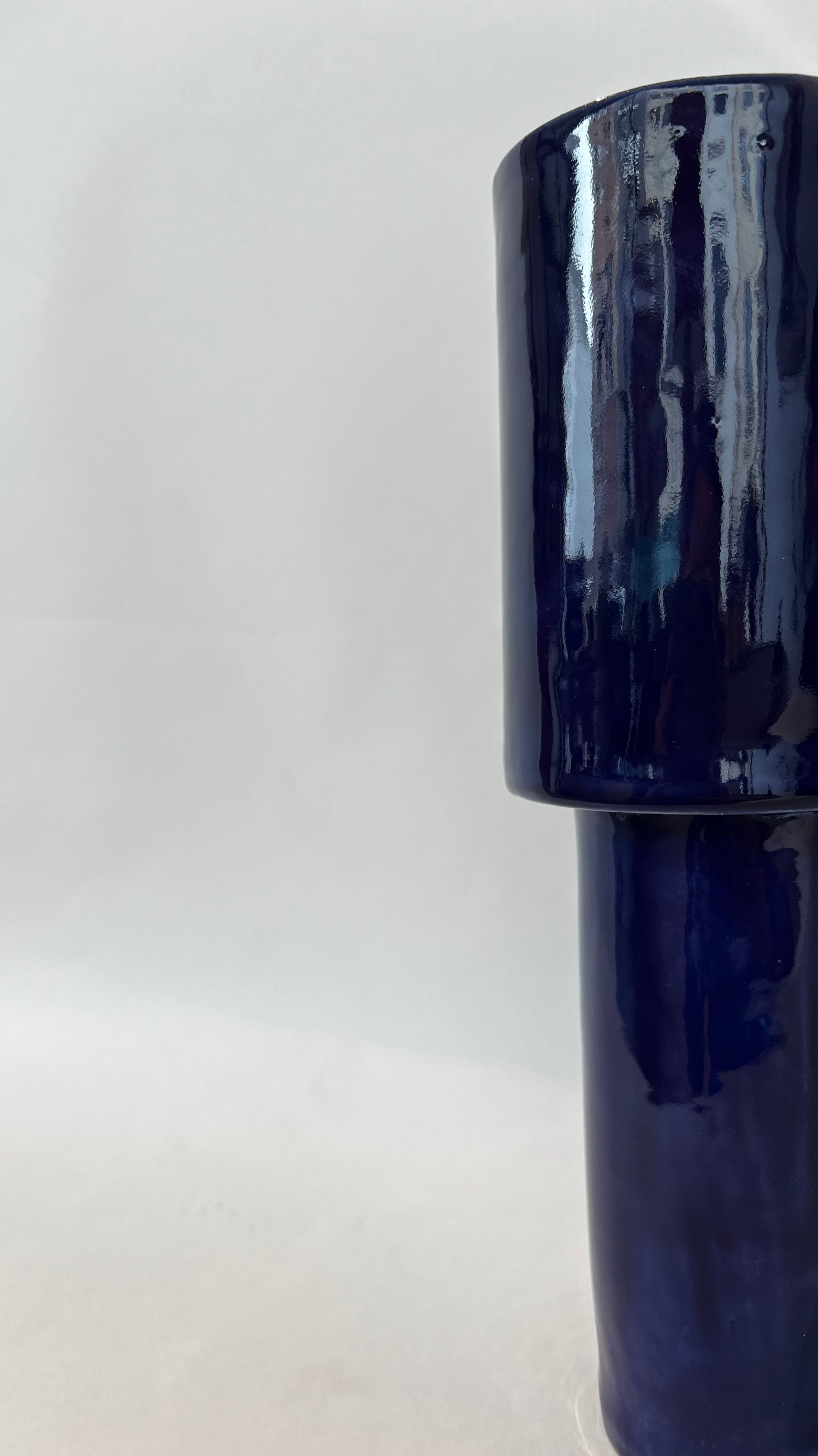 Tall Lamp -  ceramics I Bonheur Blue