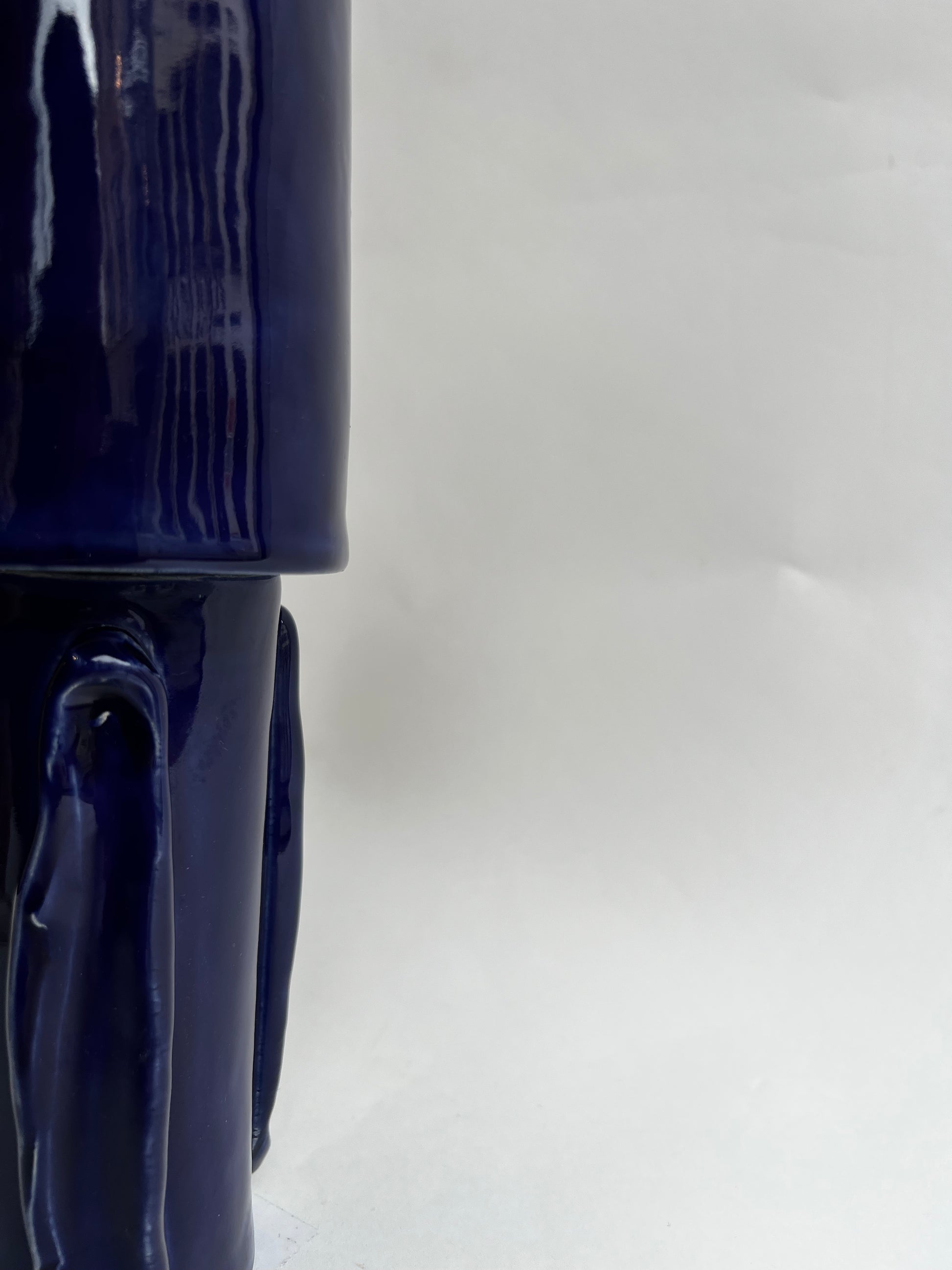 Baby Lamp -  ceramics I Bonheur Blue Smudge