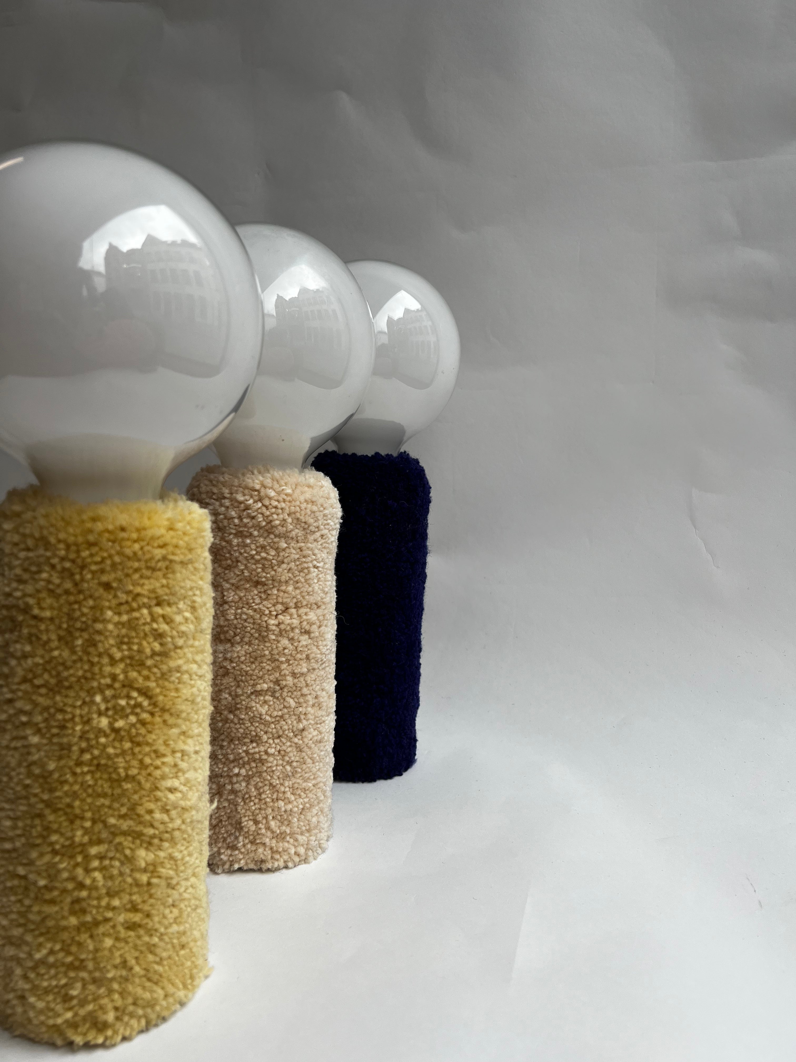 Tall Lamp -  tufting I Bonheur Blue