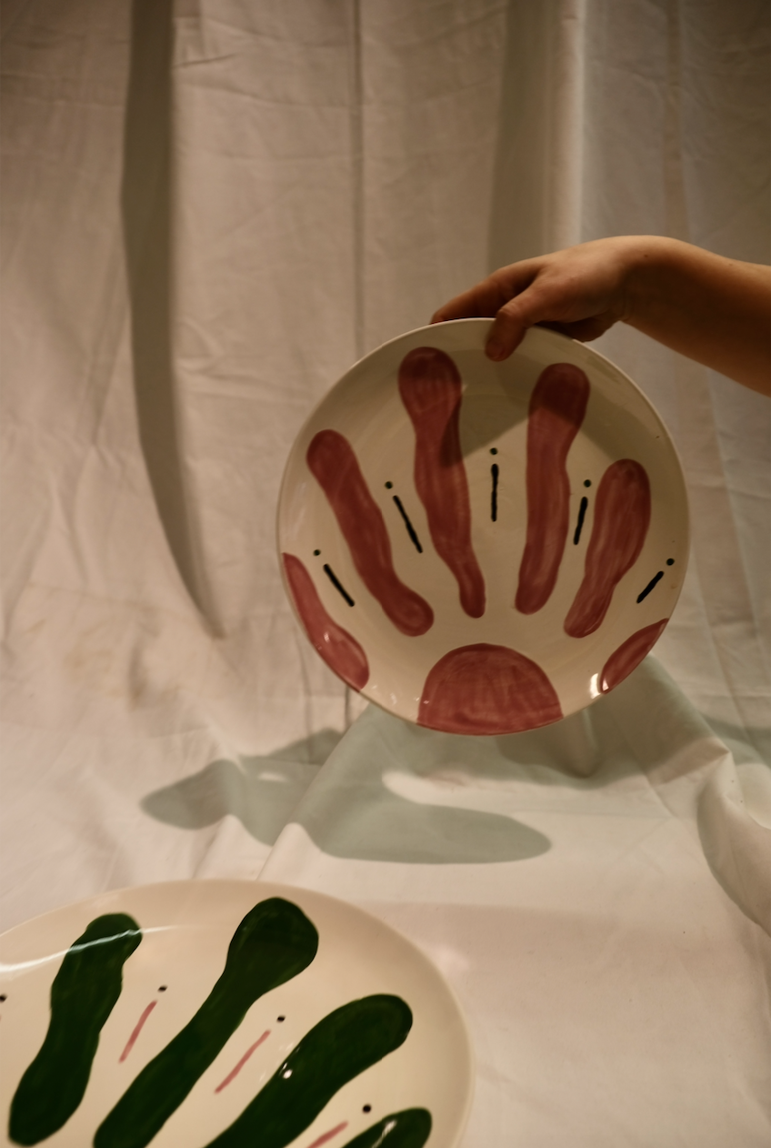 Dinner plate BLOOMING